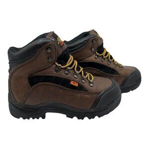 Thorogood Womens Work Boots Brown I-Met Metatarsal Guard Steel Toe 7.5M 504-4312
